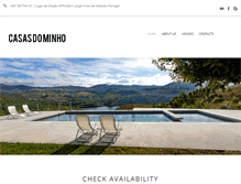 Tablet Screenshot of casasdominho.com